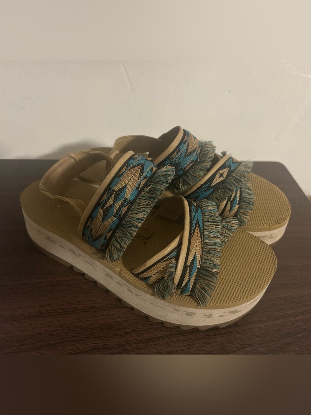 Teva Flatform Ceres Sandals Double Diamond